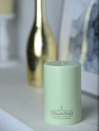 Свеча интерьерная из соевого воска CandleKraft EcoTrend Olive Maxi &quot;столбик&quot; от Мастерской уюта CandleKraft