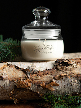 Свеча ароматическая CandleKraft Cedarwood Amber HOME SPA &quot;Янтарный Кедр&quot; от Мастерской уюта CandleKraft