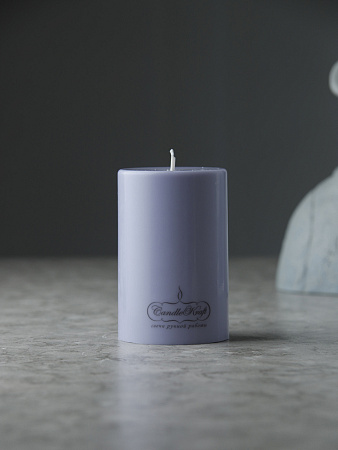 Свеча интерьерная из соевого воска CandleKraft EcoTrend Lavender Maxi &quot;столбик&quot; от Мастерской уюта CandleKraft