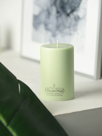 Свеча интерьерная из соевого воска CandleKraft EcoTrend Olive Maxi &quot;столбик&quot; от Мастерской уюта CandleKraft