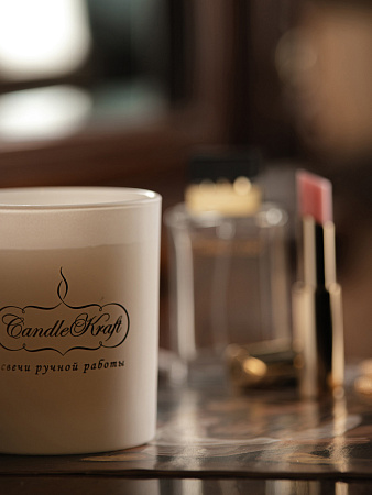 Свеча ароматическая CandleKraft Thai Lime &amp; Mango Gentle Aroma white &quot;Лайм Манго&quot; от Мастерской уюта CandleKraft