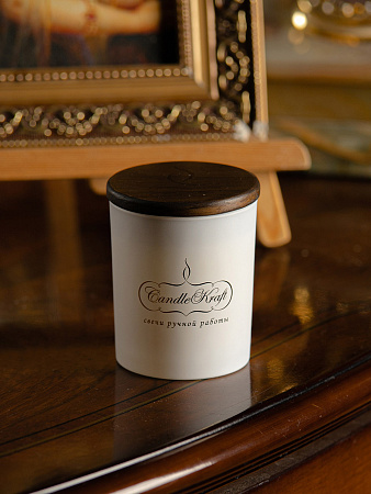 Свеча ароматическая CandleKraft Thai Lime &amp; Mango Gentle Aroma white &quot;Лайм Манго&quot; от Мастерской уюта CandleKraft
