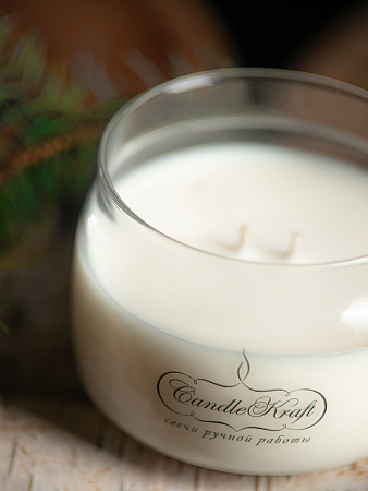 Свеча ароматическая CandleKraft Cedarwood Amber HOME SPA &quot;Янтарный Кедр&quot; от Мастерской уюта CandleKraft