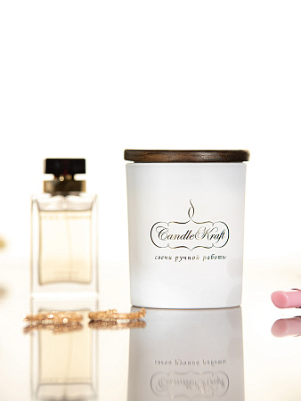 Свеча ароматическая CandleKraft Sandalwood Myrrh Gentle Aroma white &quot;Сандал и Мирра&quot; от Мастерской уюта CandleKraft