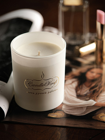 Свеча ароматическая CandleKraft Thai Lime &amp; Mango Gentle Aroma white &quot;Лайм Манго&quot; от Мастерской уюта CandleKraft