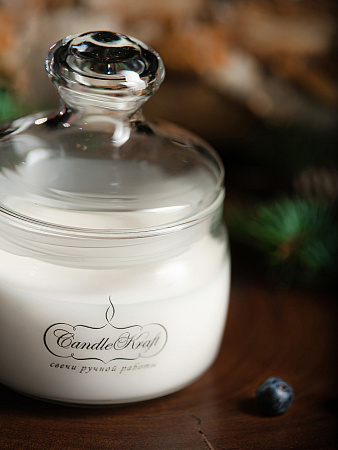 Свеча ароматическая CandleKraft Cedarwood Amber HOME SPA &quot;Янтарный Кедр&quot; от Мастерской уюта CandleKraft