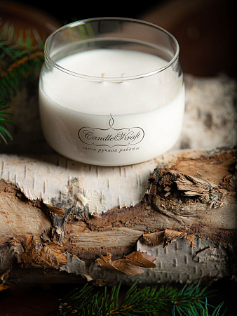 Свеча ароматическая CandleKraft Cedarwood Amber HOME SPA &quot;Янтарный Кедр&quot; от Мастерской уюта CandleKraft
