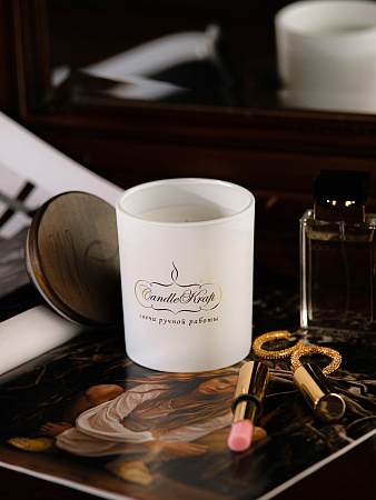 Свеча ароматическая CandleKraft Thai Lime &amp; Mango Gentle Aroma white &quot;Лайм Манго&quot; от Мастерской уюта CandleKraft