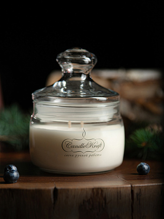 Свеча ароматическая CandleKraft Cedarwood Amber HOME SPA &quot;Янтарный Кедр&quot; от Мастерской уюта CandleKraft