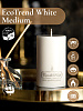 Свеча интерьерная из соевого воска CandleKraft Eco Trend White Medium &quot;столбик&quot;